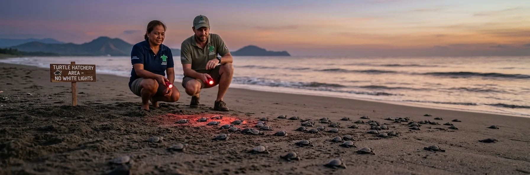 Bagac Bataan Sea Turtle Hatchling Release | Coastal Conservation