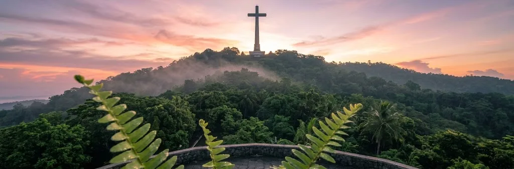 Mount Samat National Shrine Memorial Cross Sunrise | Bataan History